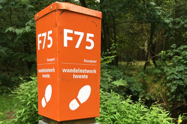 Afbeelding 1 | Wandelen via wandelknooppunten