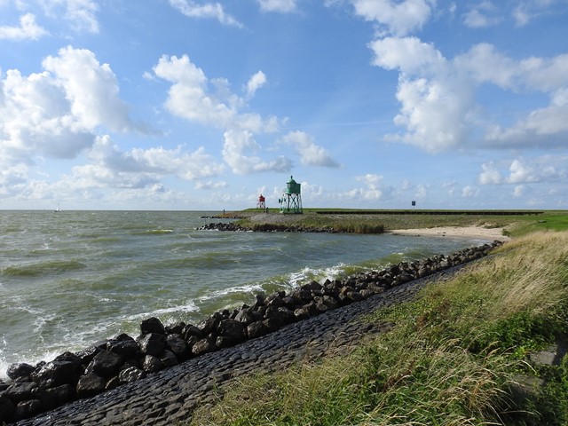 Uitzicht vanaf dijk Stavoren 