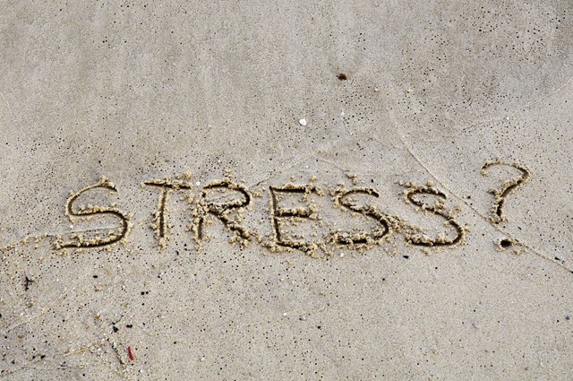 Kun Je Ook Te Gezond Leven; stress zand