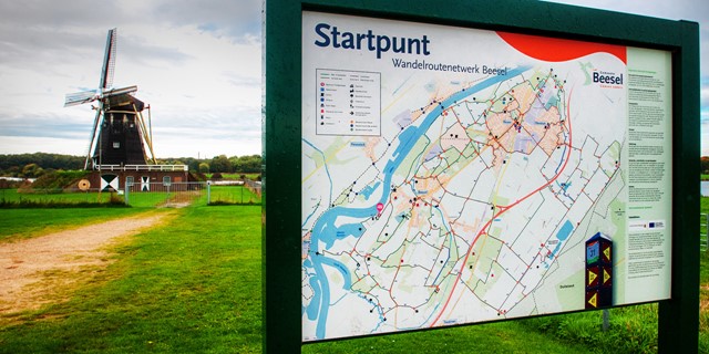 Startpunt Wandel Route Netwerk Beesel