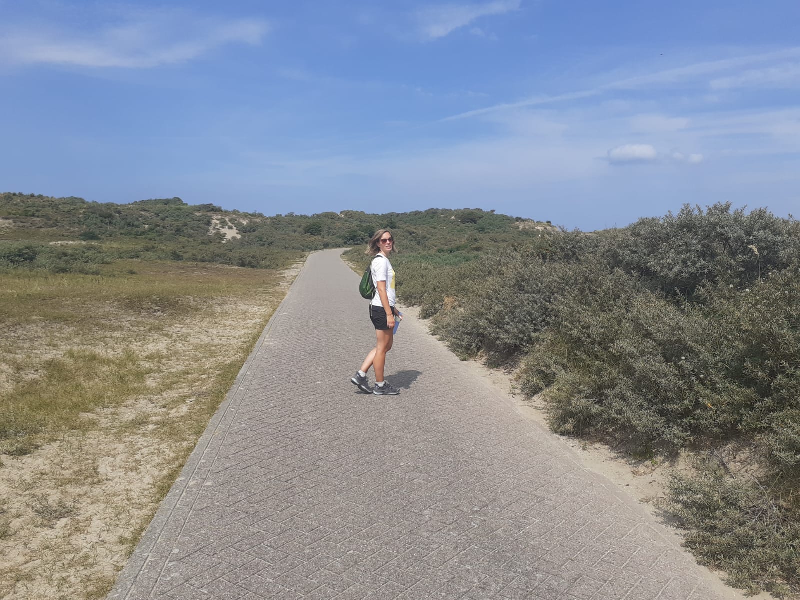 Saskia in Nationaal Park Zuid-Kennemerland