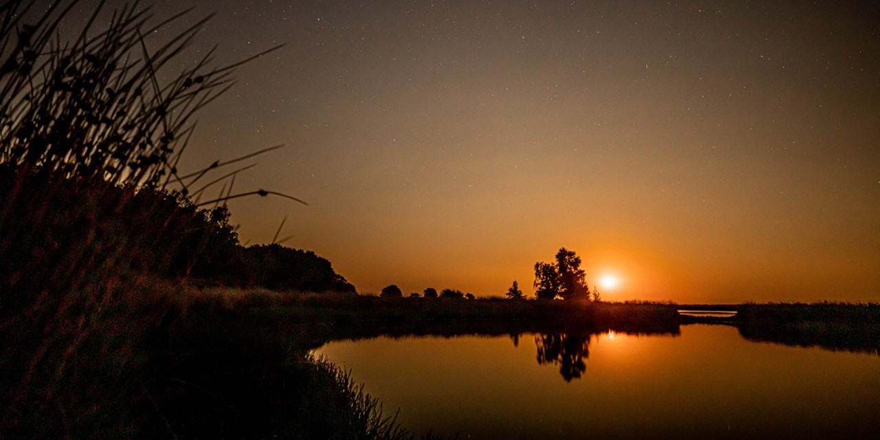 afbeelding van zonsondergang bij RCN De Noordster in Dwingeloo
