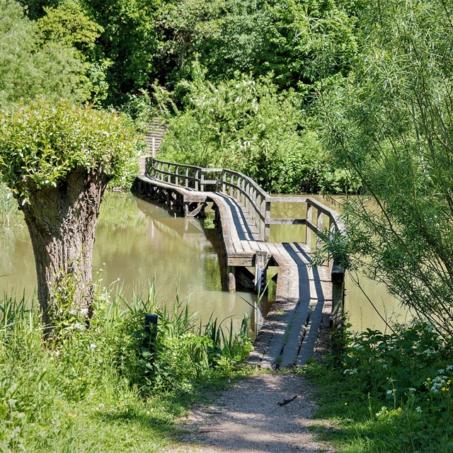 Bruggetje over het water