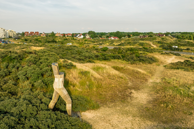 Wandelroute België, West Vlaanderen Westhoek Kunst Aan Zee