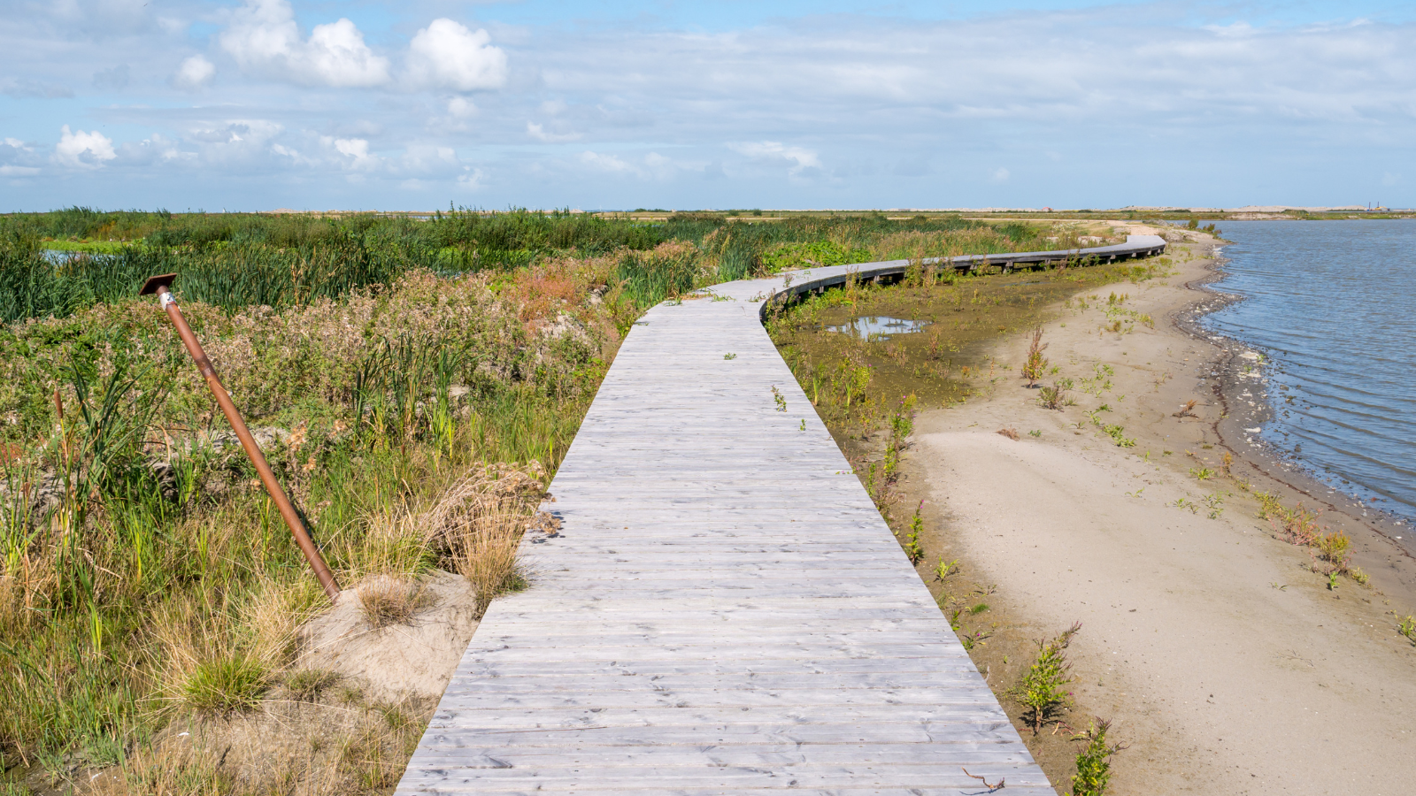Wandelroute Marker Wadden Kustroute