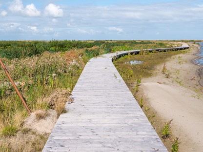 Wandelroute Marker Wadden Kustroute