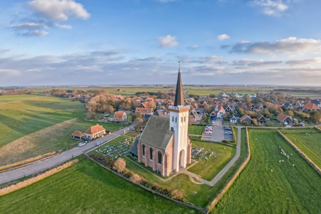 Wandelroute Texel Rondje Den Hoorn; Kerk Den Hoorn