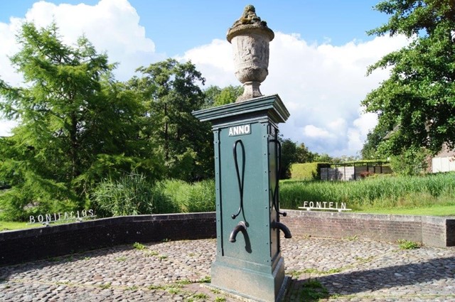 De Bonifatius-fontein in Dokkum