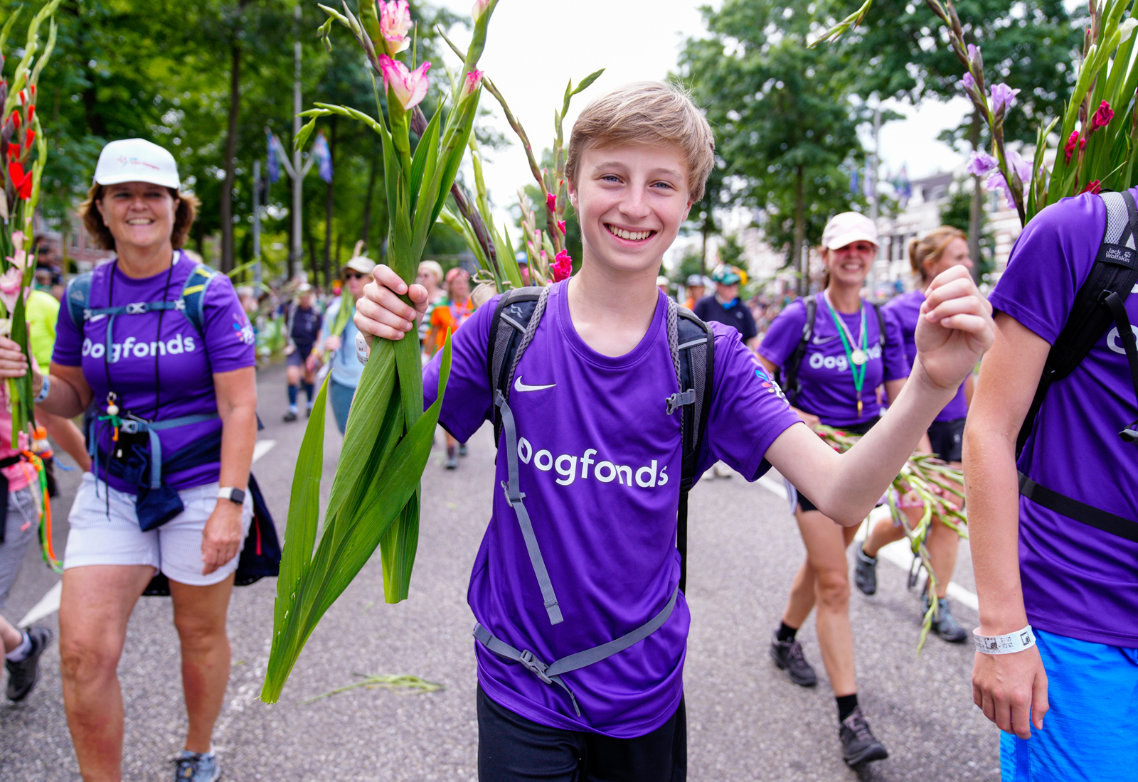 afbeelding van een blije Wikke op de Via Gladiola in 2022.