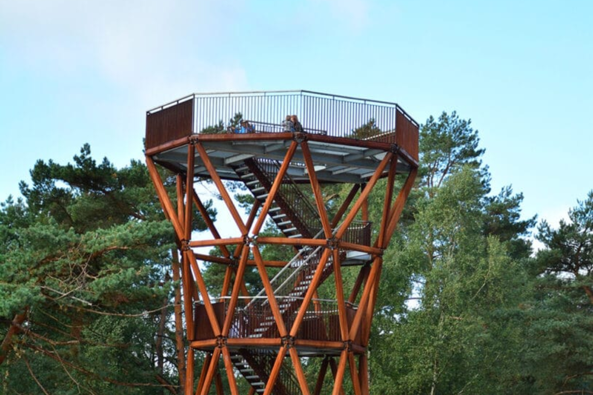 Wandelroute Veluwe Boswachterspad Kootwijk Uitkijktoren de Zandloper