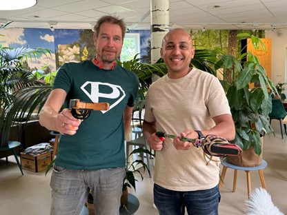 Plandelman ontmoet Venlo Mo; Anton samen met Mo