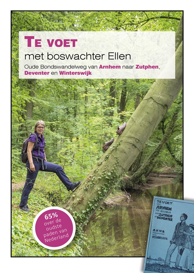 afbeelding van de wandelgids over de Oude Bonswandeling door Gelderland.
