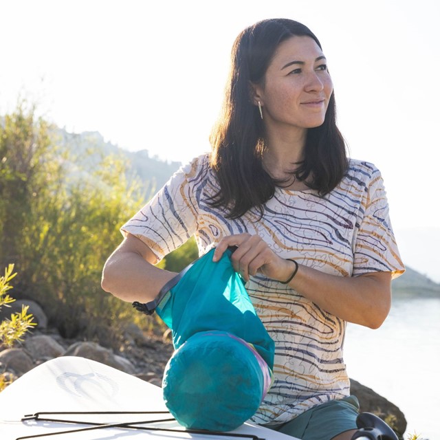 Royal Robbins zomerse wandelavonturen; women Featherweight Tee