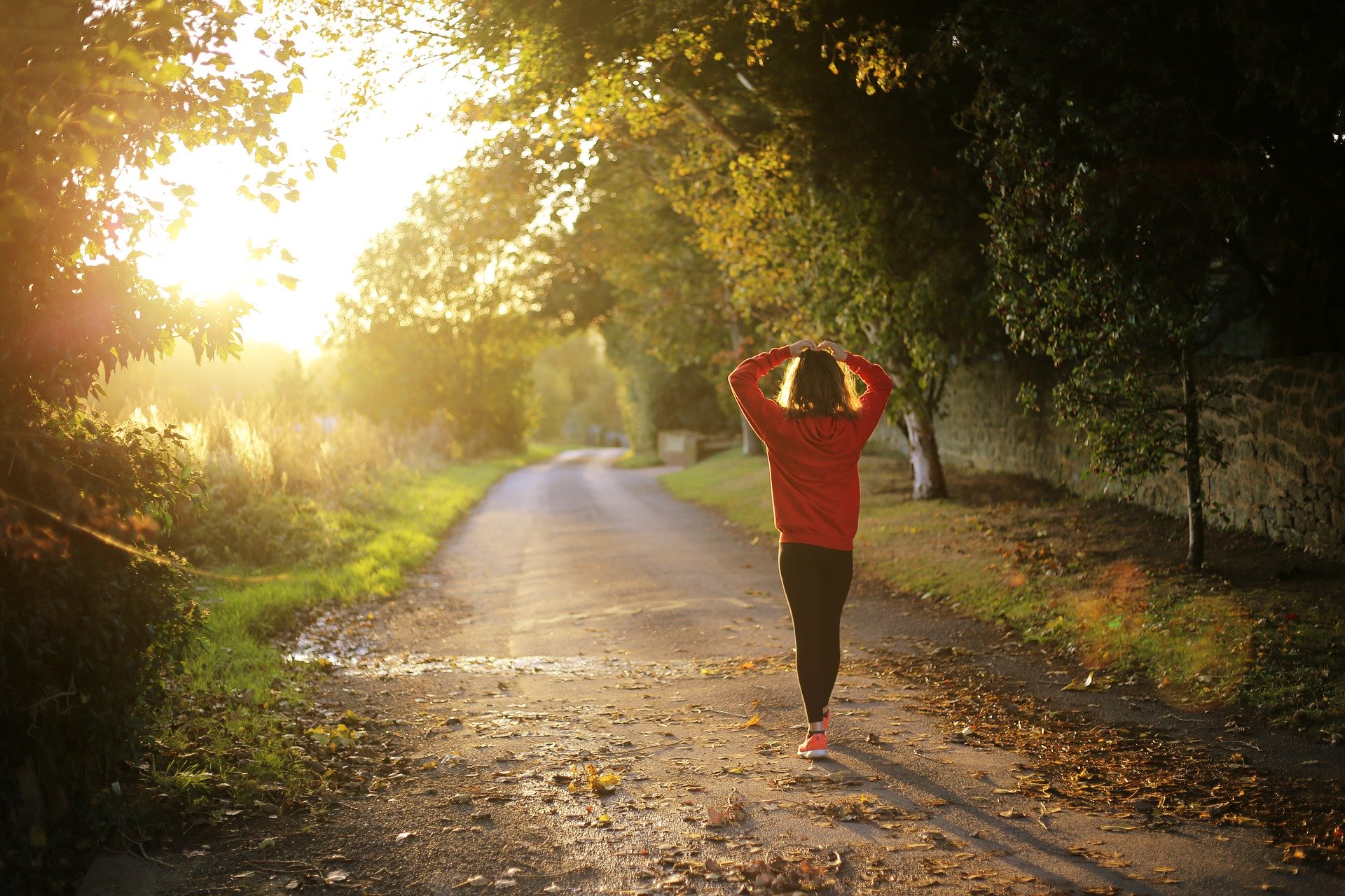 De cooling-down na het wandelen