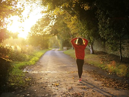 De cooling-down na het wandelen