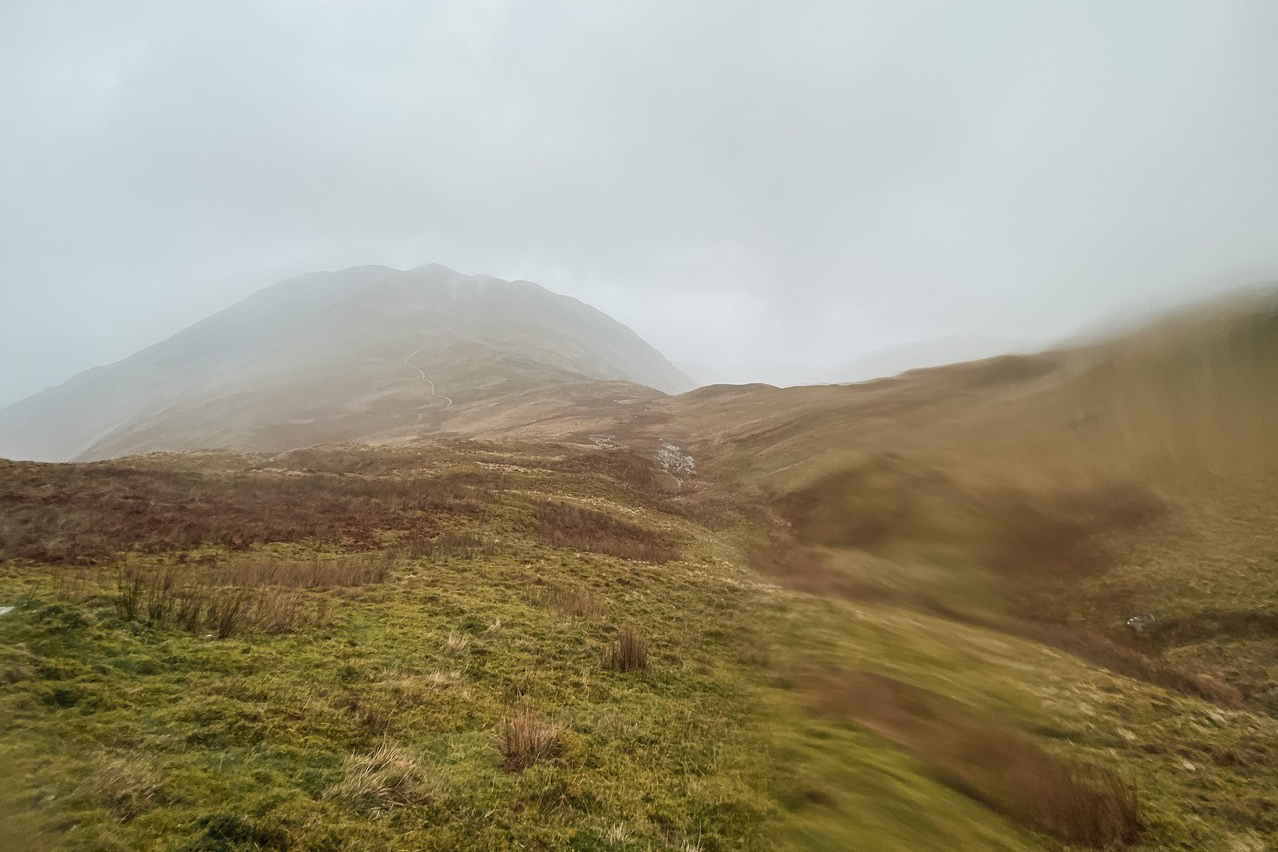 Regen op de Coast to Coast Trail.