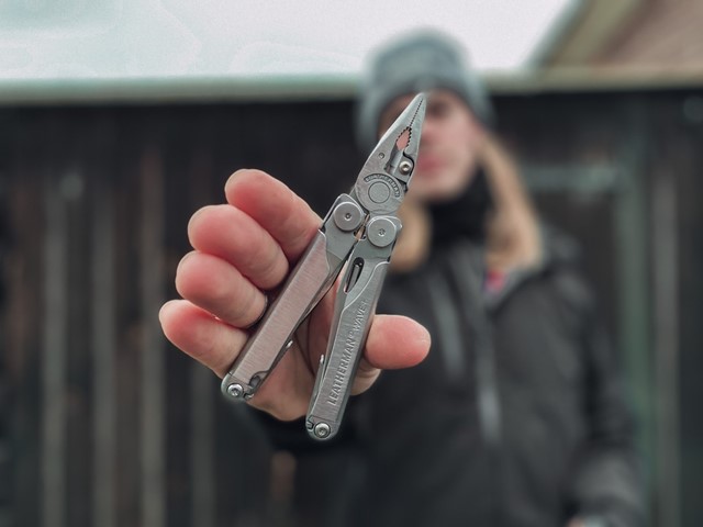 afbeelding van de tang op de Leatherman Wave+