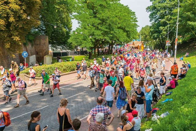 Wandelaars van de Vierdaagse Nijmegen