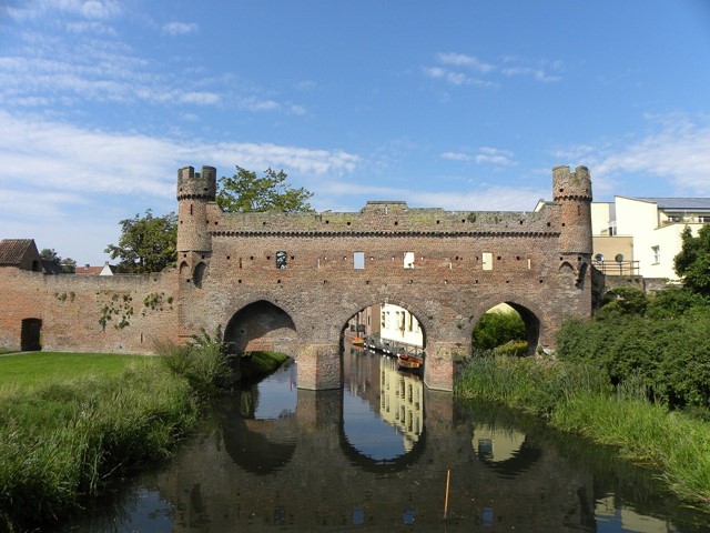 De Berkel in Zutphen, startpunt van het Berkelpad