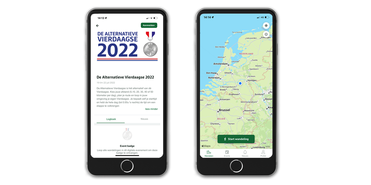 Mobiel App DAV2022 2Screenshots