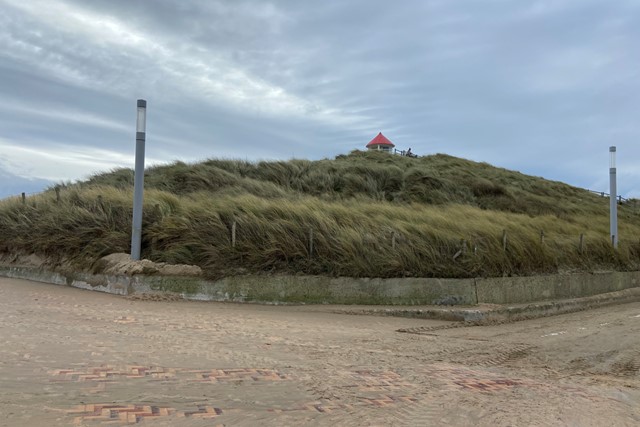 Kustwandelroute etappe van Oostende naar Blankenberge; Spioenkop.