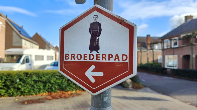 Wandelroute Broederpad Dongen: in het spoor van de broeders; bordje