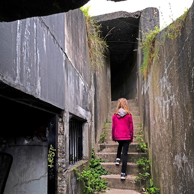 Vestingstad Willemstad: wandelen door bunkers.