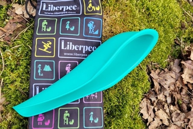 Herbruikbare Liberpee plastuit met opberghoesje