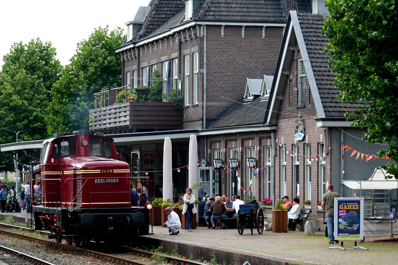 afbeelding van het station in Simpeldveld.