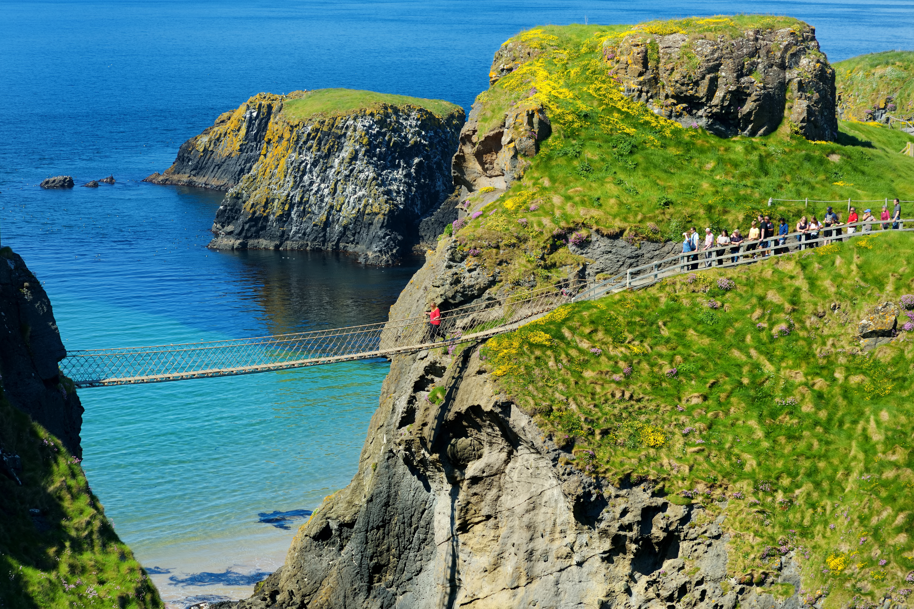 De touwbrug van Carrick-a-Rede