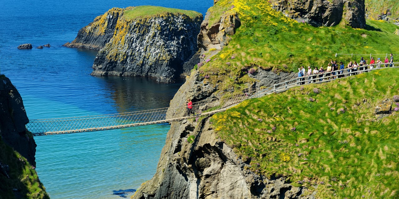 De touwbrug van Carrick-a-Rede