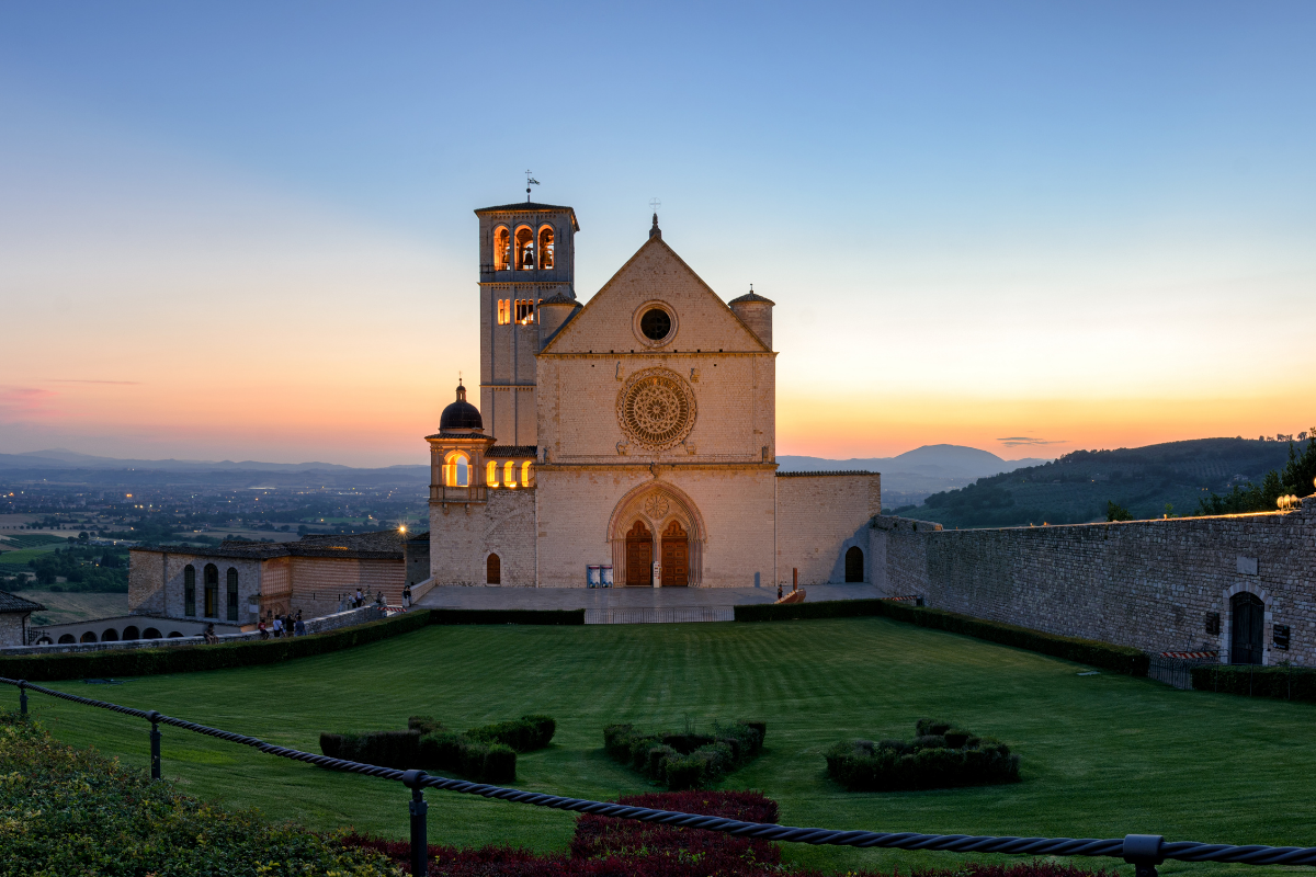 Wandelreis Italië Kunststeden Van Umbrië Basilica Di San Francesco, Umbrie