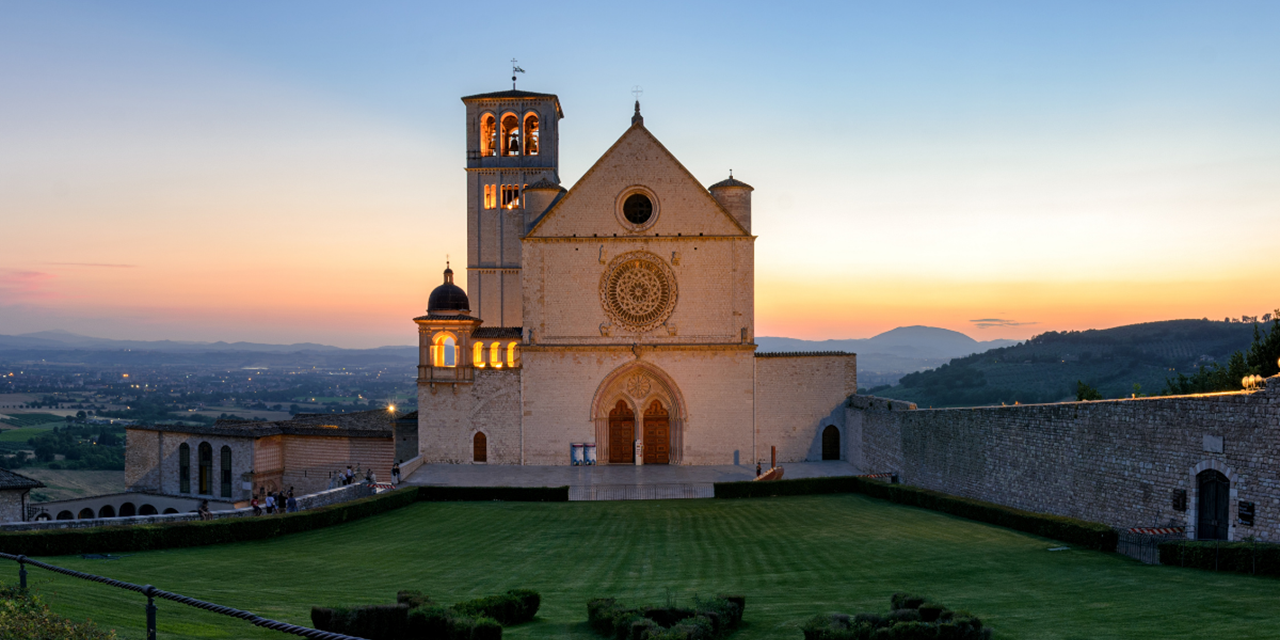 Wandelreis Italië Kunststeden Van Umbrië Basilica Di San Francesco, Umbrie