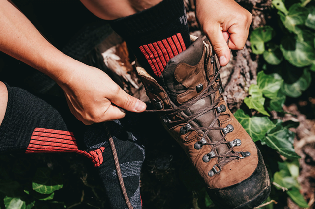 Wandelsokken en schoenen van Hanwag