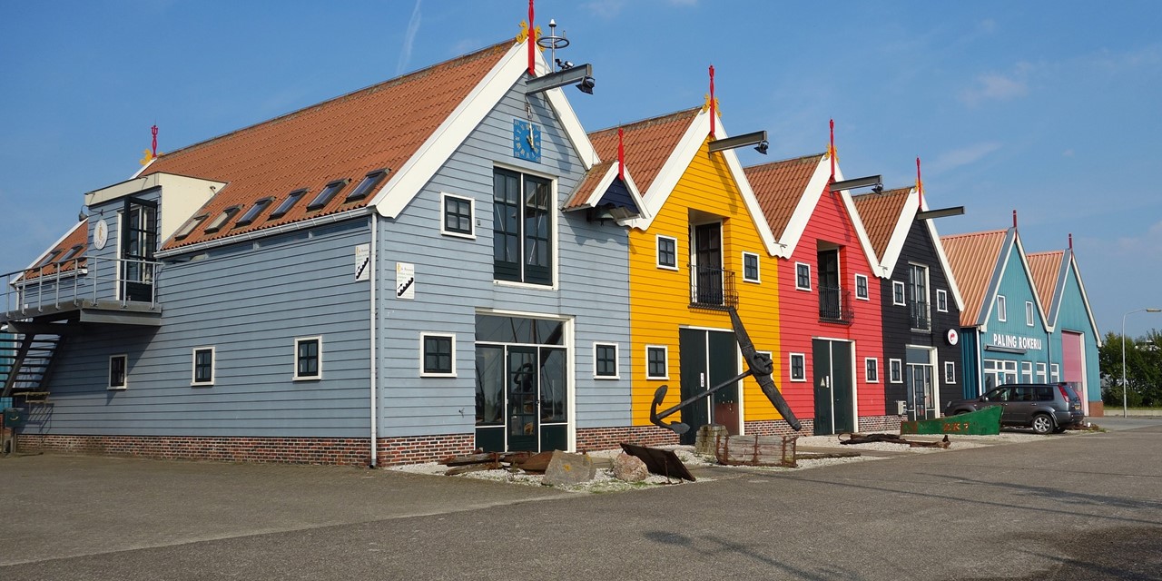 Vissershuisjes in Zoutkamp