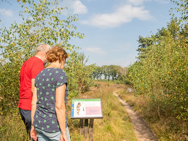 afbeelding van wandelaars in Kwaalburg