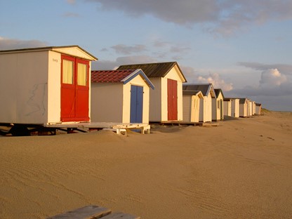 Strandhuisjes op Texel