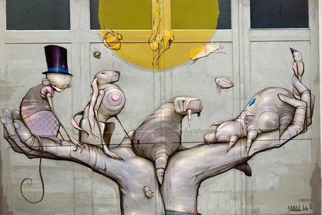 Stadswandeling Delft Kunstwandeling Kunstwerk #43 Vlouw