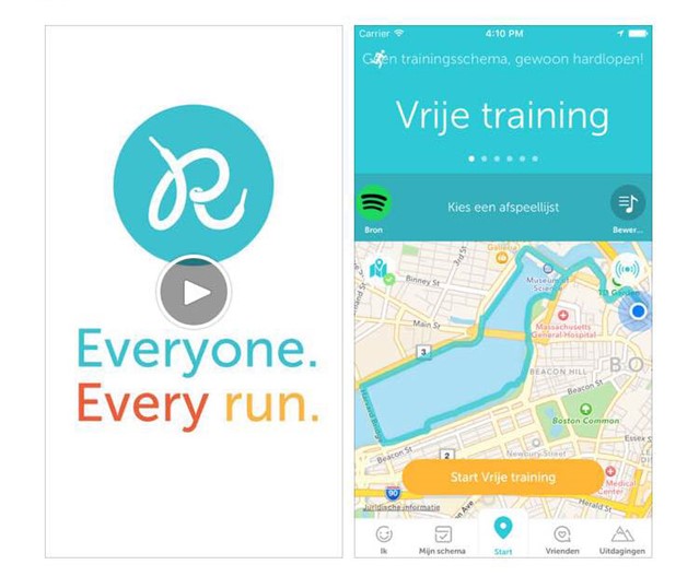 Runkeeper en Runtastic