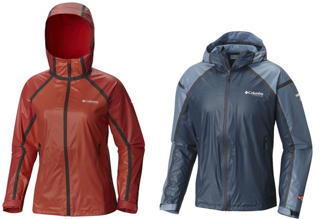 Columbia Outdry EX Gold Tech Shell regenjacks met een 'microporeus membraan'