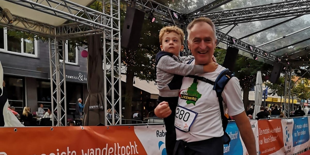 Gerard van Amelsvoord bij de 80 van de Langstraat