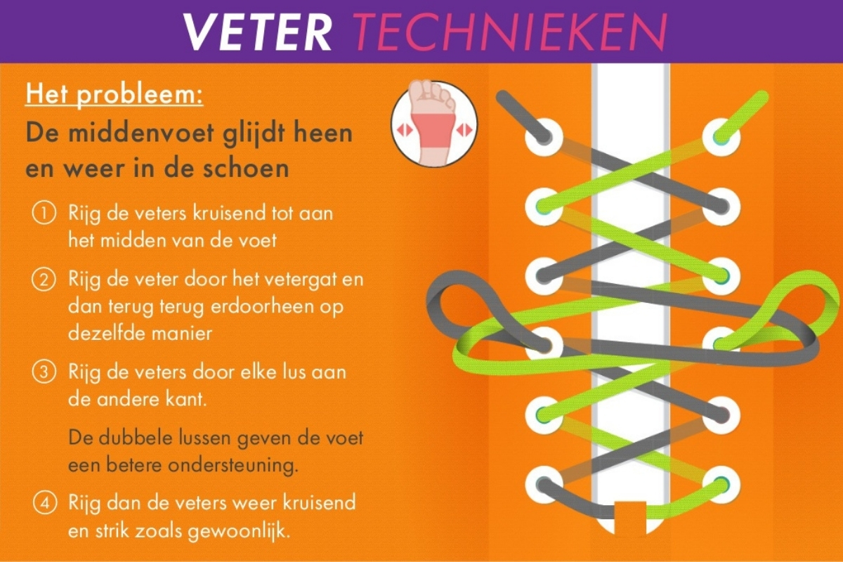 Veters Strikken Kan Voetproblemen Voorkomen Techniek 5