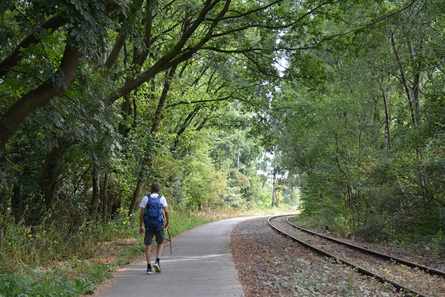 Langs het oude spoor naar Kranenburg in het Reichswald