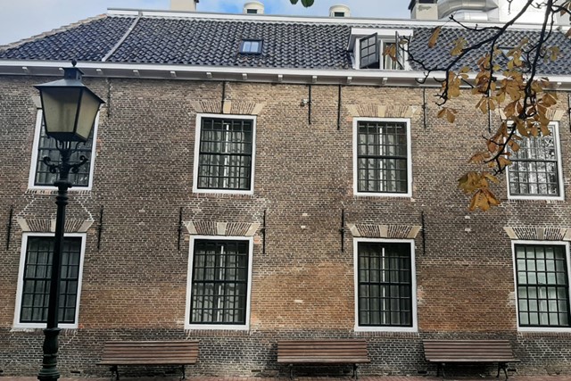 afbeelding van het oude mannen- en vrouwenhuis in Goes.