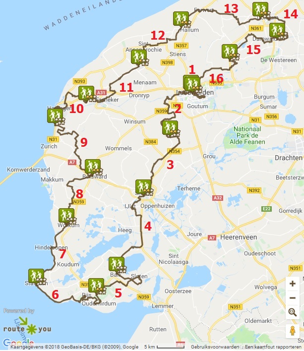 Het Eflstedenpad wandelen - Wandel