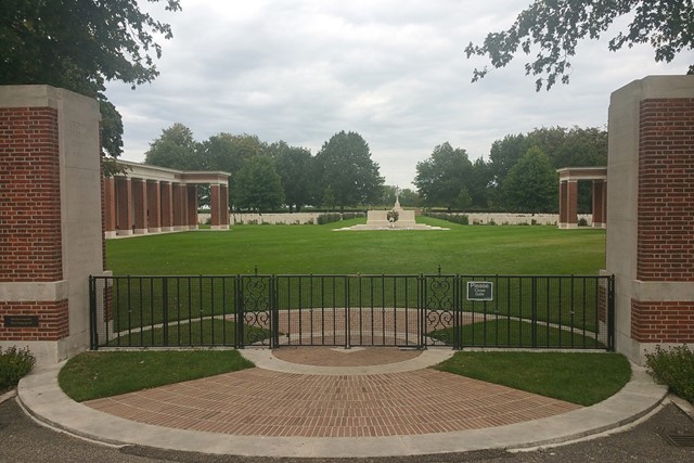 afbeelding van het Canadian War Cemetery