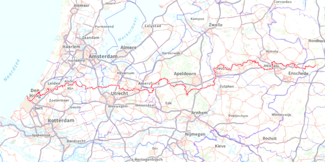 Afbeelding plattegrond Het Marskramerpad
