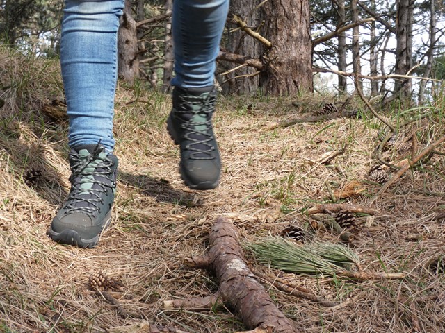 Afbeelding mid-hoge wandelschoenen