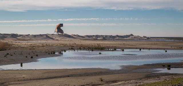Uitkijktoren De Steltloper op Marker Wadden