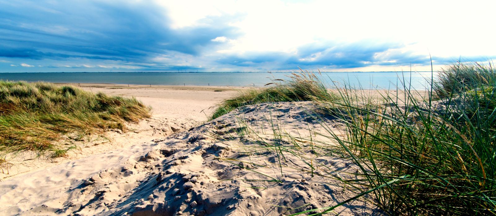 Wandelen Op De Duits Waddeneilanden; Strand waddeneiland